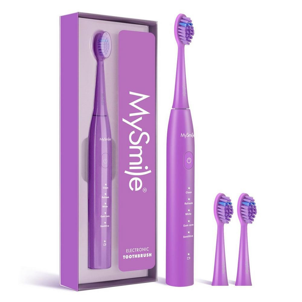 MySmile DY156 Essential Electric Toothbrush with 5 Modes - Purple | Ulta
