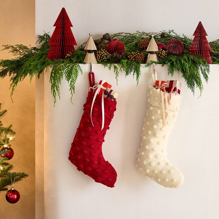 St. Jude Bubble Wool Stocking | West Elm (US)