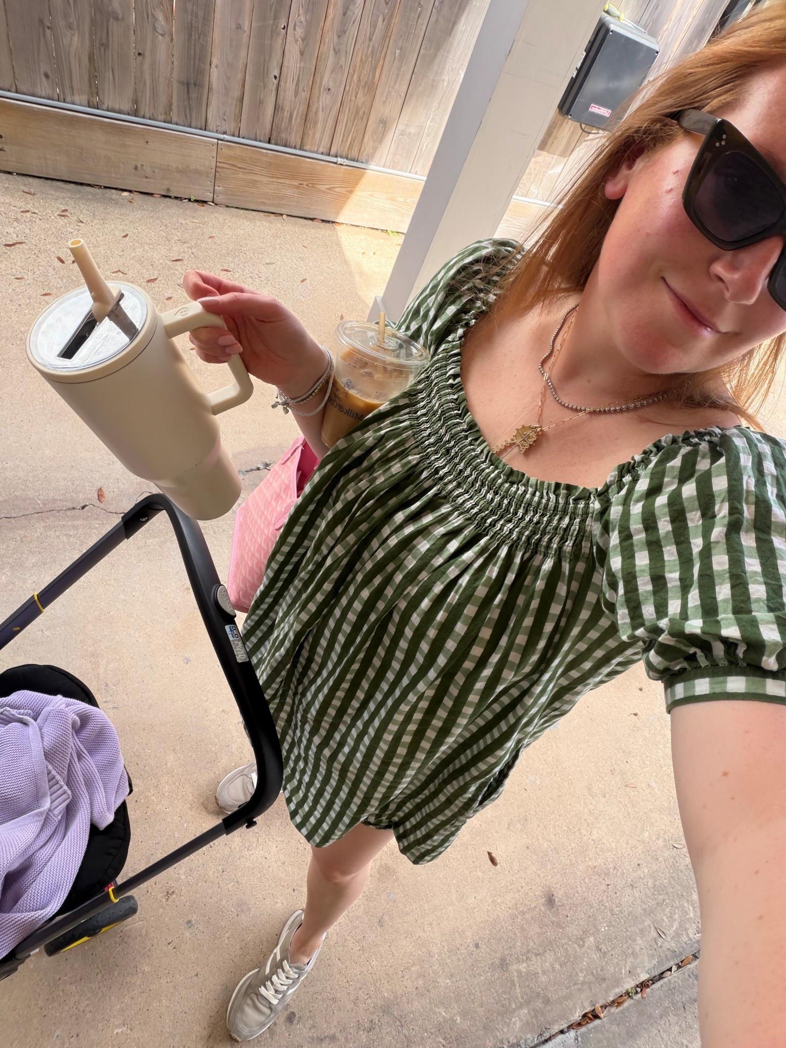 Living in my darling loungewear set post partum!! I love that these sets are little dresses with matching shorts so you don’t have to worry about bending over and carrying everything while chasing kids or carrying things! 

#LTKdayinmylife #LTKmomlife #LTKootd