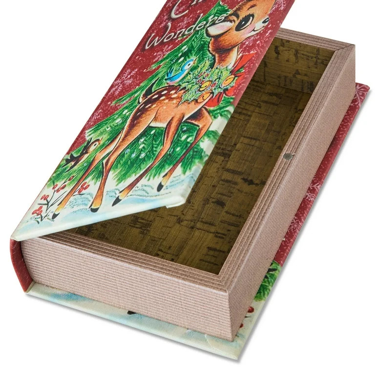 Mr. Christmas 8.5" Vintage Decorative Christmas Reindeer Book, Red - Walmart.com | Walmart (US)
