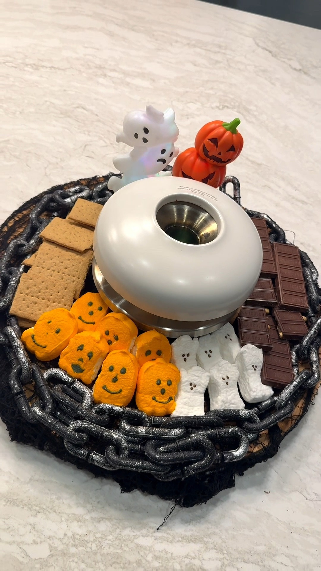 1st day of fall but make it spooky! Family S’mores Night was a hit & the Hersey Mr. Goodbar with the peanuts 10/10 recommend! 😋 Comment Fall to getting everything sent over so you can recreate with your family! 

#LTKFamily #LTKFallSale #LTKKids