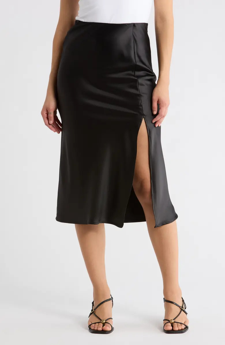 Tart Aryanwen Satin Midi Skirt | Nordstromrack | Nordstrom Rack
