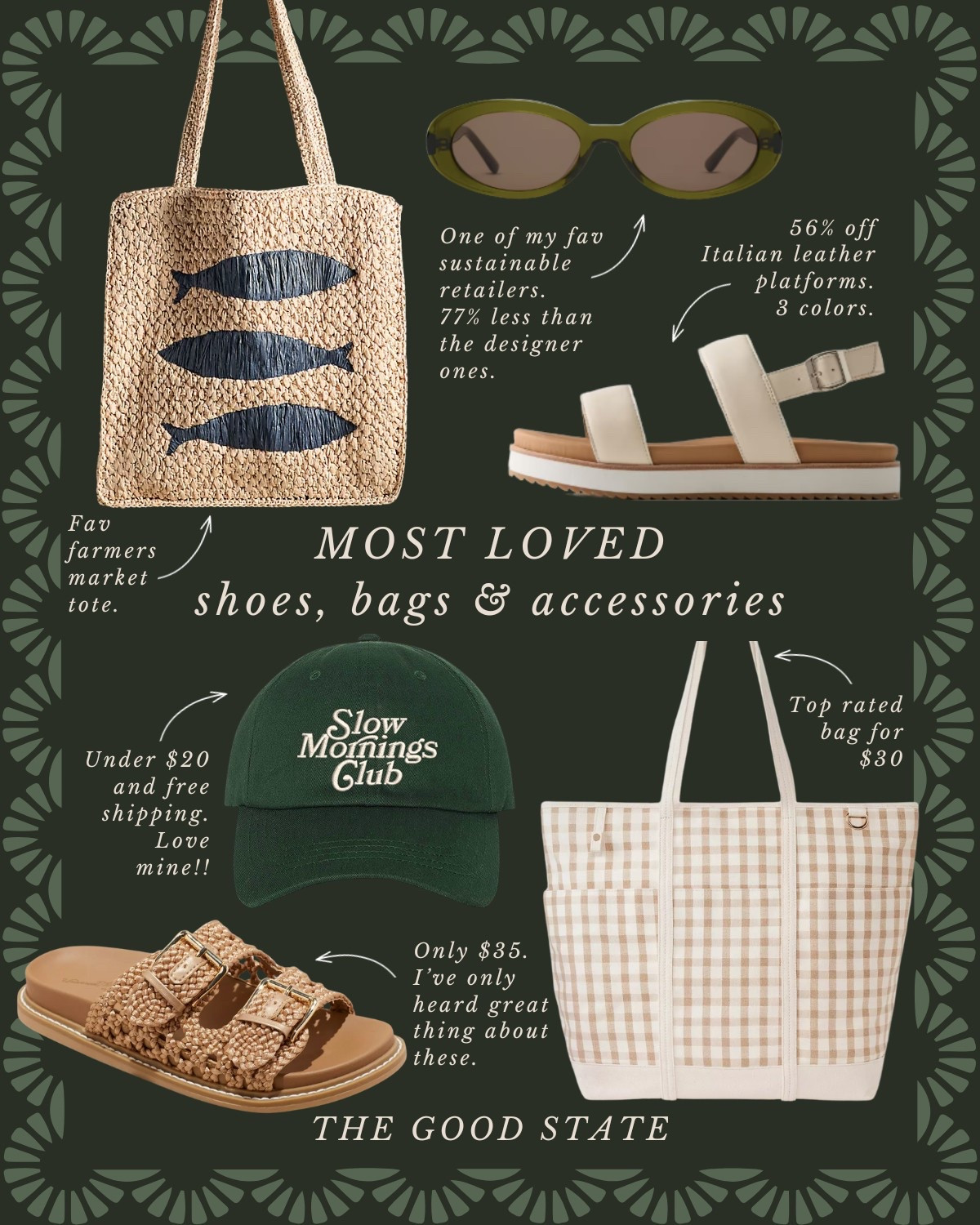 The Farmers Market girlies had their moment in April—from gingham dresses, sandals and ball caps to market totes and flower jewelry—everything pointed back to the perfect early morning at the farmers market. Now all you need is a fresh bouquet of flowers in one hand and cup of coffee in the other to complete the look🍓
The most-loved colors were neutrals—and yes—green is a neutral in this little corner of the world! Favorite Spring styles included (of course) breezy dresses, all the puff sleeves, light layers and anything & everything crocheted. It was a beautiful month of slow mornings at home, farmers markets, self-care routines and all things beautiful🌼🤍☀️ Happy May!!


Aritzia, the good state, Lauren England, Abercrombie, and Fitch, gingham dress, garden party, farmers market, J.Crew, J.Crew factory, target, sale, spring fashion, summer fashion, wedding guest dress, Anthropologie, nursery, bedroom, home decor, ottoman, Wayfair, quince , H&M, birth, flower, necklace, slow mornings club, ball, cap, spring bedroom, Mother’s Day, gift, Mother’s Day, gift, guide, dental jacket, jeans, earrings, summer fashion, ootd, Target style 

#LTKSaleAlert #LTKFindsUnder50 #LTKStyleTip