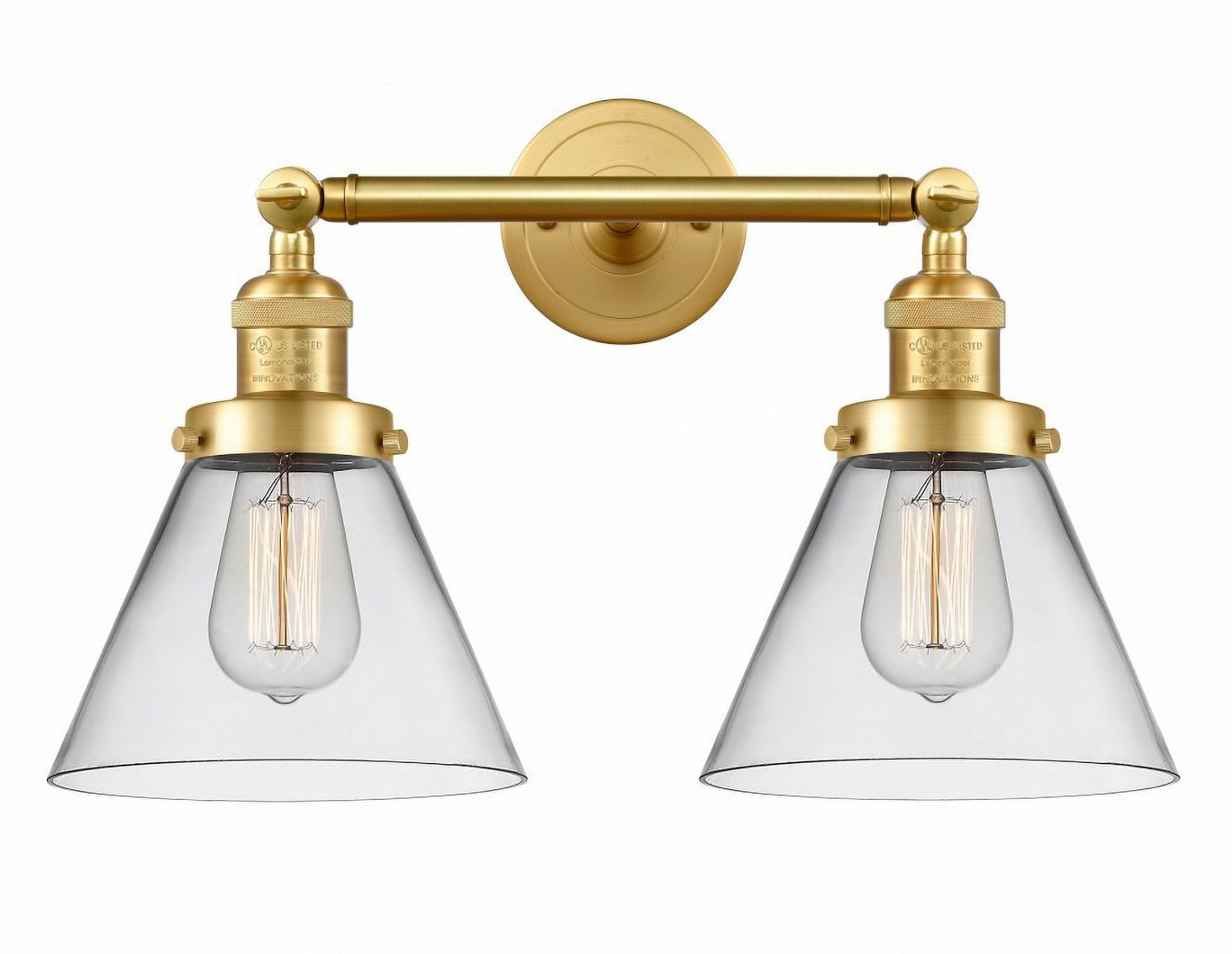 Innovations Lighting - Cone - 2 Light Bath Vanity In Industrial Style-11 Inches | Walmart (US)