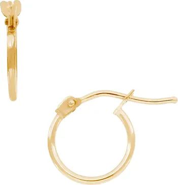 14K Gold Mini Hoop Earrings | Nordstrom