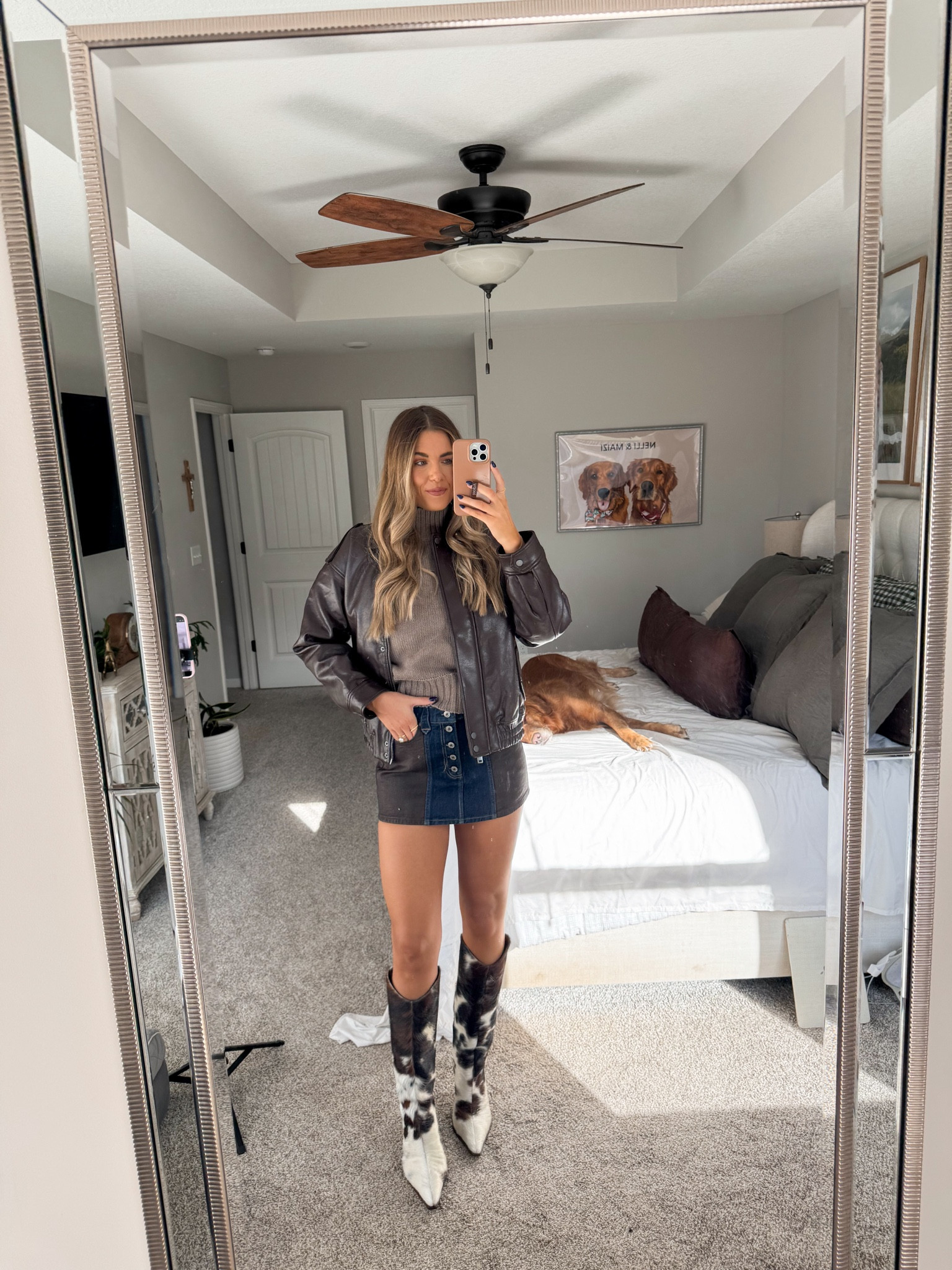 outfit on sale!! use code CYBERAF for extra $$ off abercrombie! size small in jacket, small in sweater top, and 26 in skirt 

#LTKTall #LTKSeasonal #LTKCyberWeek