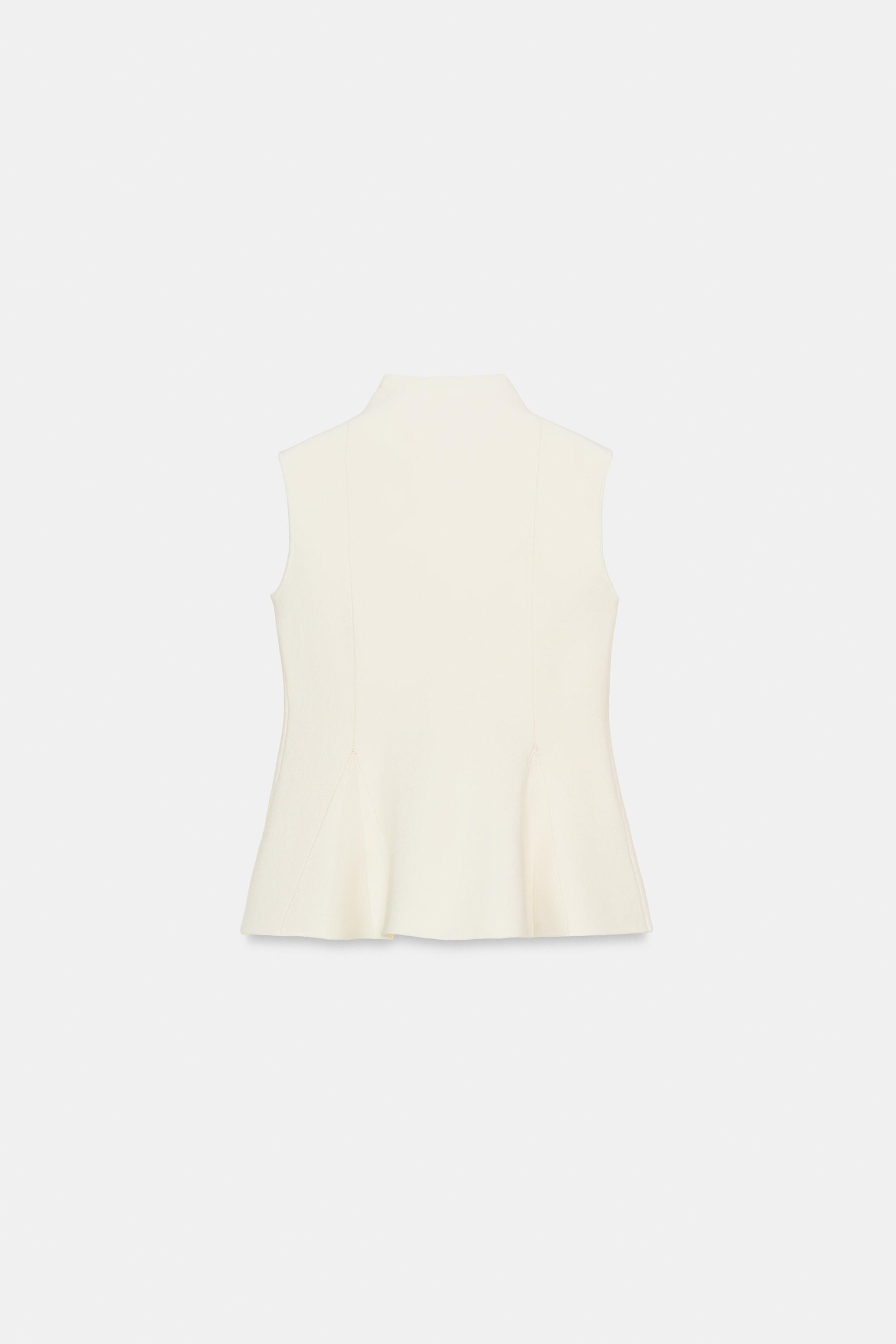 KNIT PEPLUM TOP | Zara US