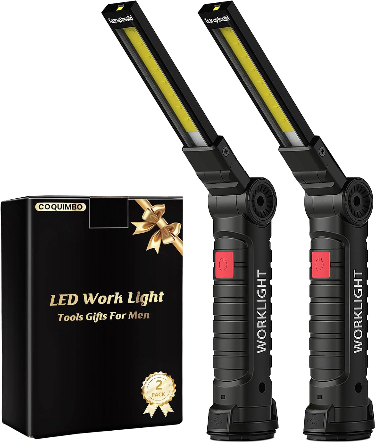 Coquimbo Tool Gifts for Men Dad Him, Rechargeable LED Work Light Grill Light with Magnetic Base a... | Amazon (US)