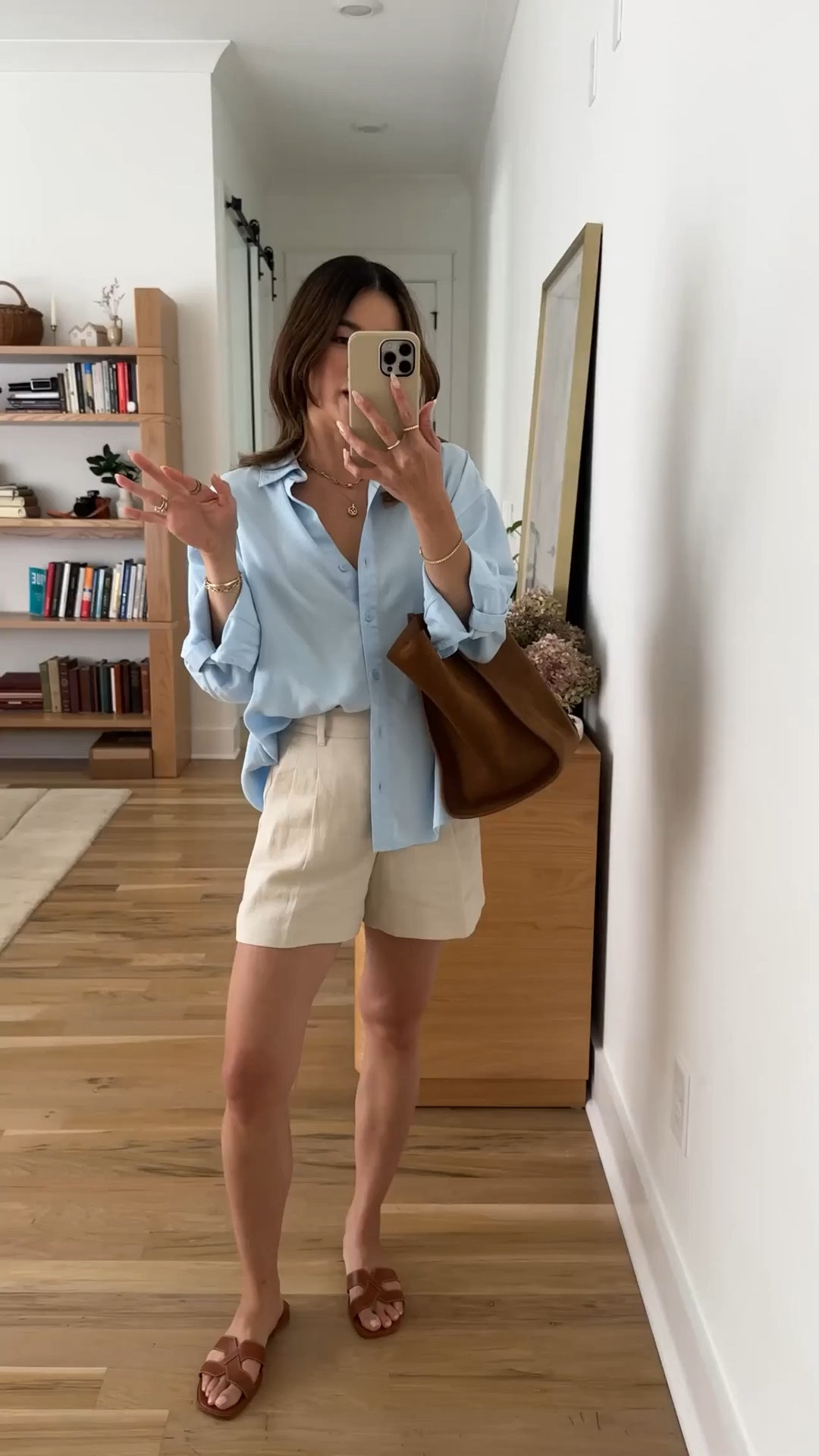 I’ve been loving blue lately, this top from @aritzia is so striking. 

Sizing info: 
•Top size 2XS in Vntg Vll Blue Size (fits oversized, I sized down and you can see, it is still very flowy). 
•Shorts size 00

petite fashion, get dressed with me, outfit inspiration, ootd, nashville outfit, Nashville influencer, petite style, vacation style, casual outfits, mom style, petite shorts, spring outfits, spring outfit info, spring shorts, spring outfit idea, spring top, spring bag, spring button up, aritzia top, spring shoes, tailored shorts, summer shorts 
@Aritzia

#LTKootd #LTKSeasonal #LTKTravel