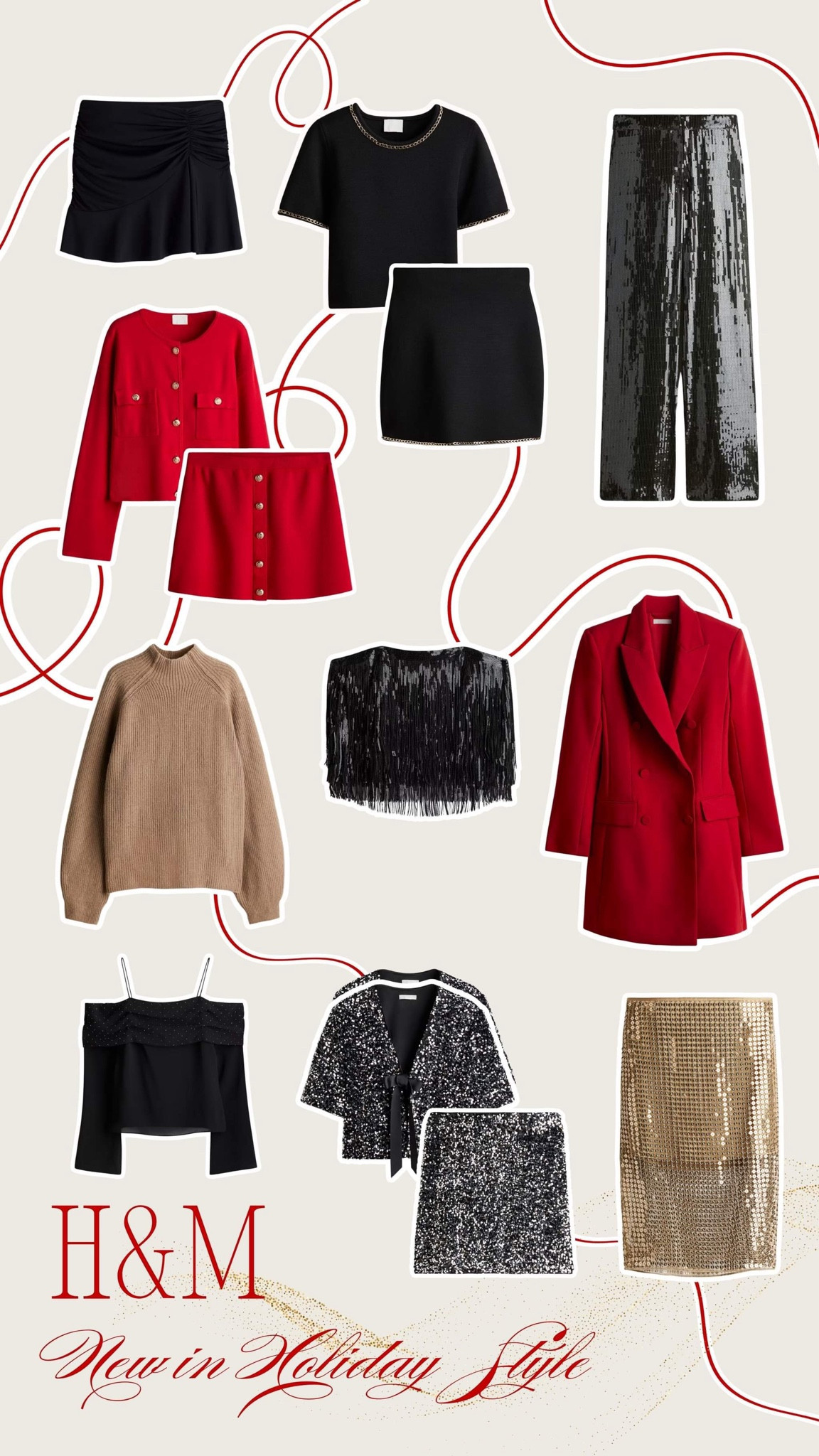 H&M new in : Holiday Style 

#LTKHoliday #LTKStyleTip #LTKGiftGuide