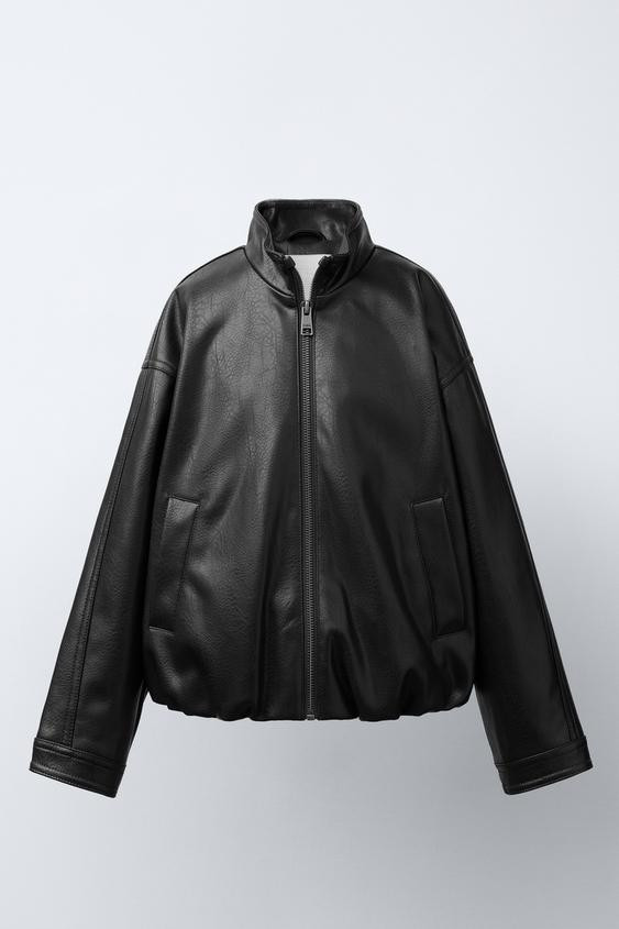 FAUX LEATHER JACKET | Zara US