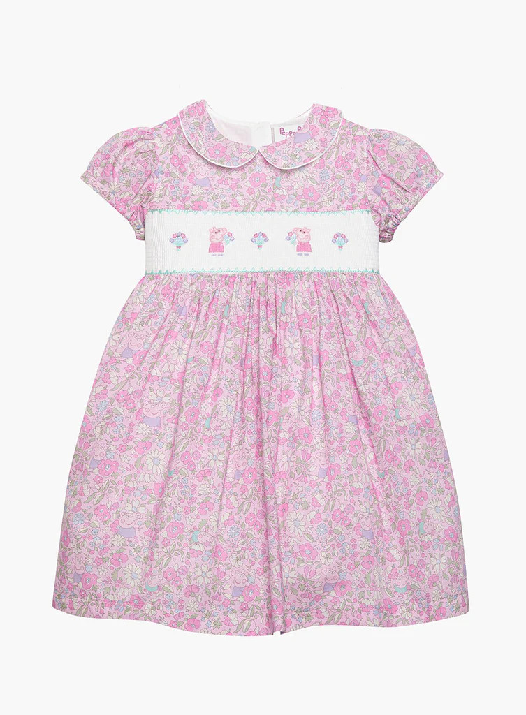 Peppa Smocked Party Dress | Trotters Childrenswear