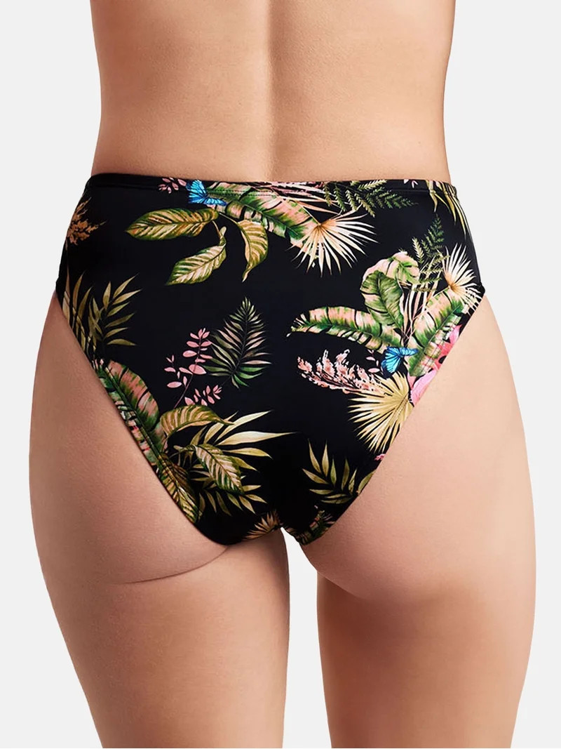 Sofia by Sofia Vergara Women's and Women's Plus Cheeky High Waist Bikini Bottom - Walmart.com | Walmart (US)