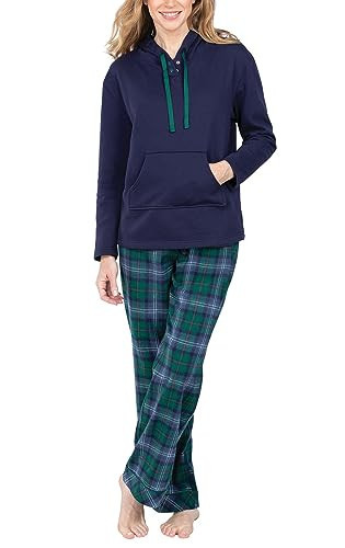 PajamaGram Flannel Pajamas Women Cozy - Womens Pajama Sets, Heritage, M 8-10 | Amazon (US)