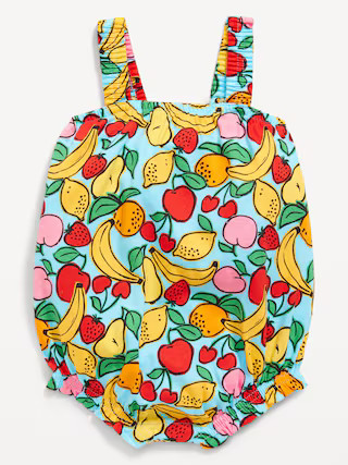 Printed Sleeveless One-Piece Romper for Baby | Old Navy (US)