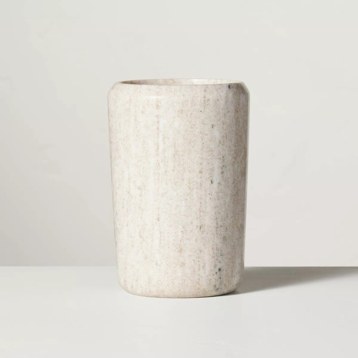 Marble Utensil Storage Warm Beige - Hearth & Hand™ with Magnolia: Kitchen Island Organizer, Cou... | Target