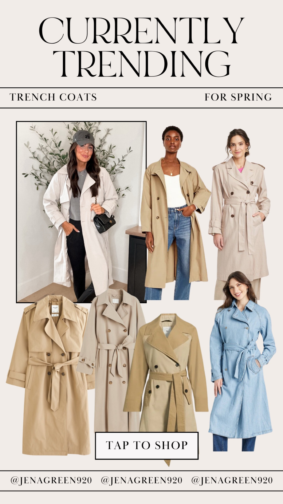 Trench Coats | Spring Outfits | Currently Trending | Spring Jacket

#LTKstyletip #LTKfindsunder50 #LTKfindsunder100