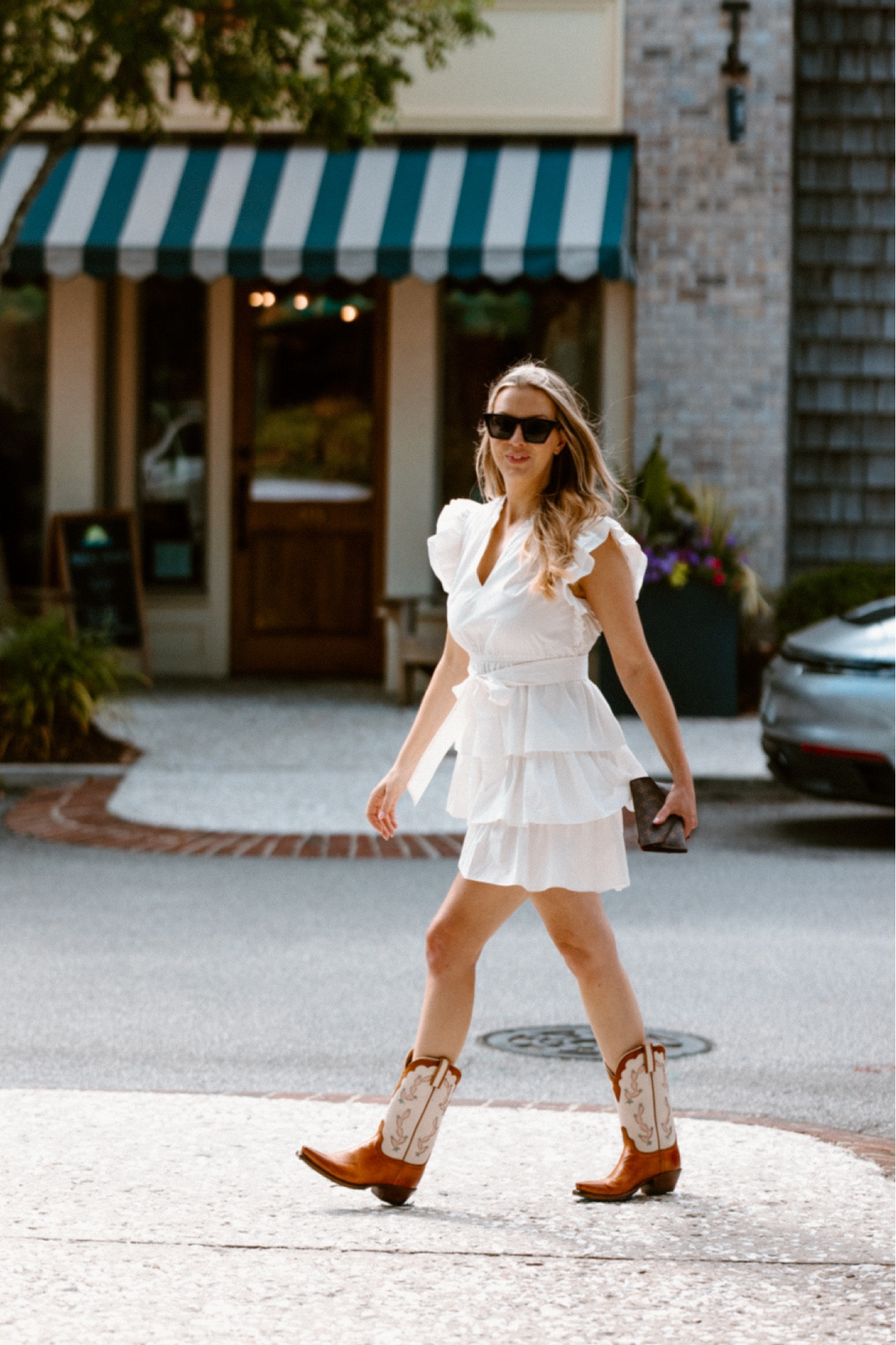 The cutest little dress (now available in black) and boots you ever did see!

Wearing size small in dress

Boots: I ordered half size down 

#LTKSeasonal #LTKOver40 #LTKWedding