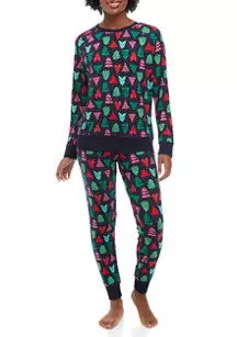Christmas Trees Pajama Set - Mom | Belk