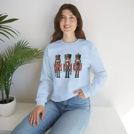 Nutcracker Woman Sweatshirts Christmas Nutcracker Sweatshirts Nutcracker | Walmart (US)