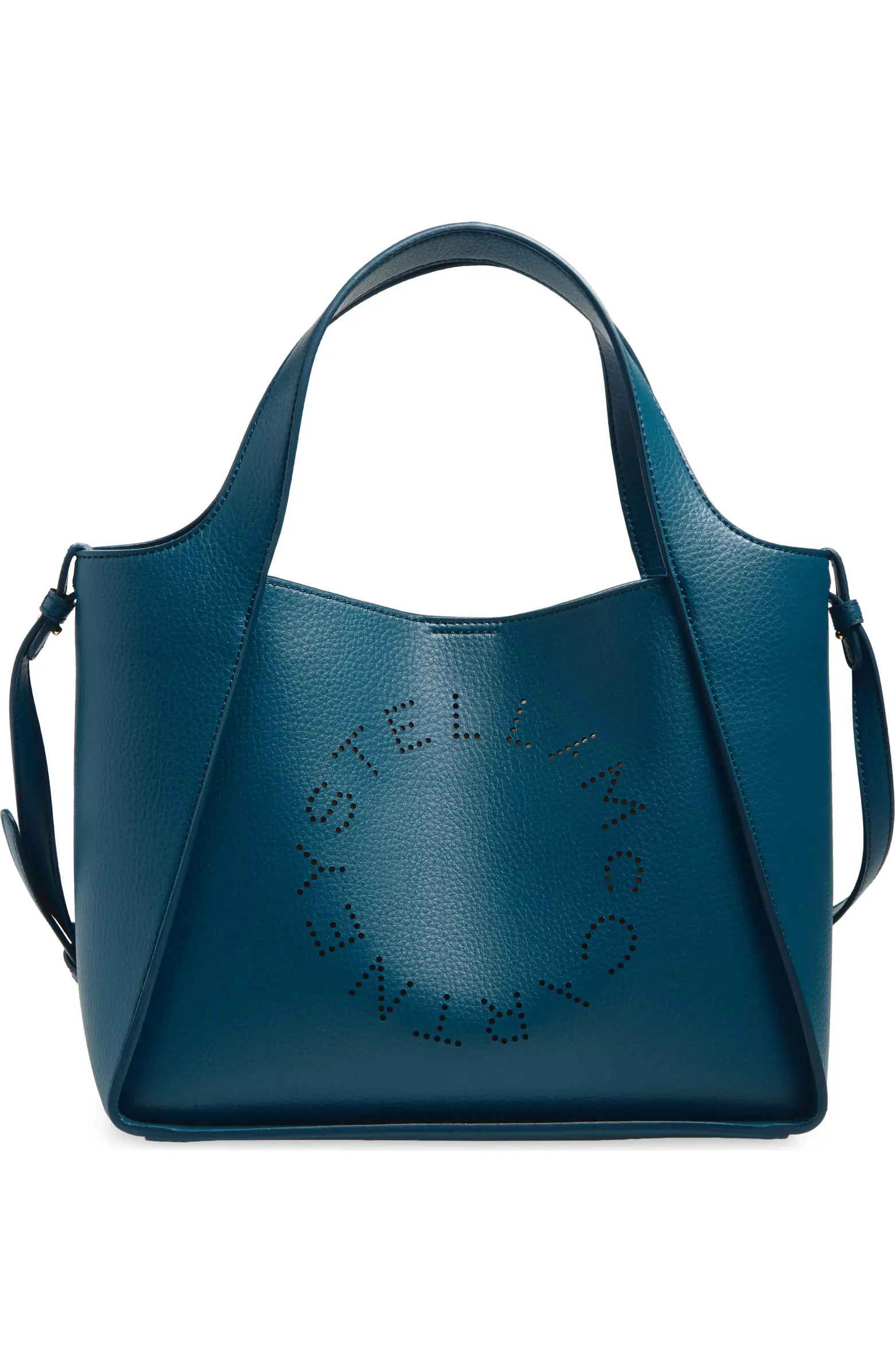 Perforated Logo Grainy Faux Leather Tote | Nordstrom