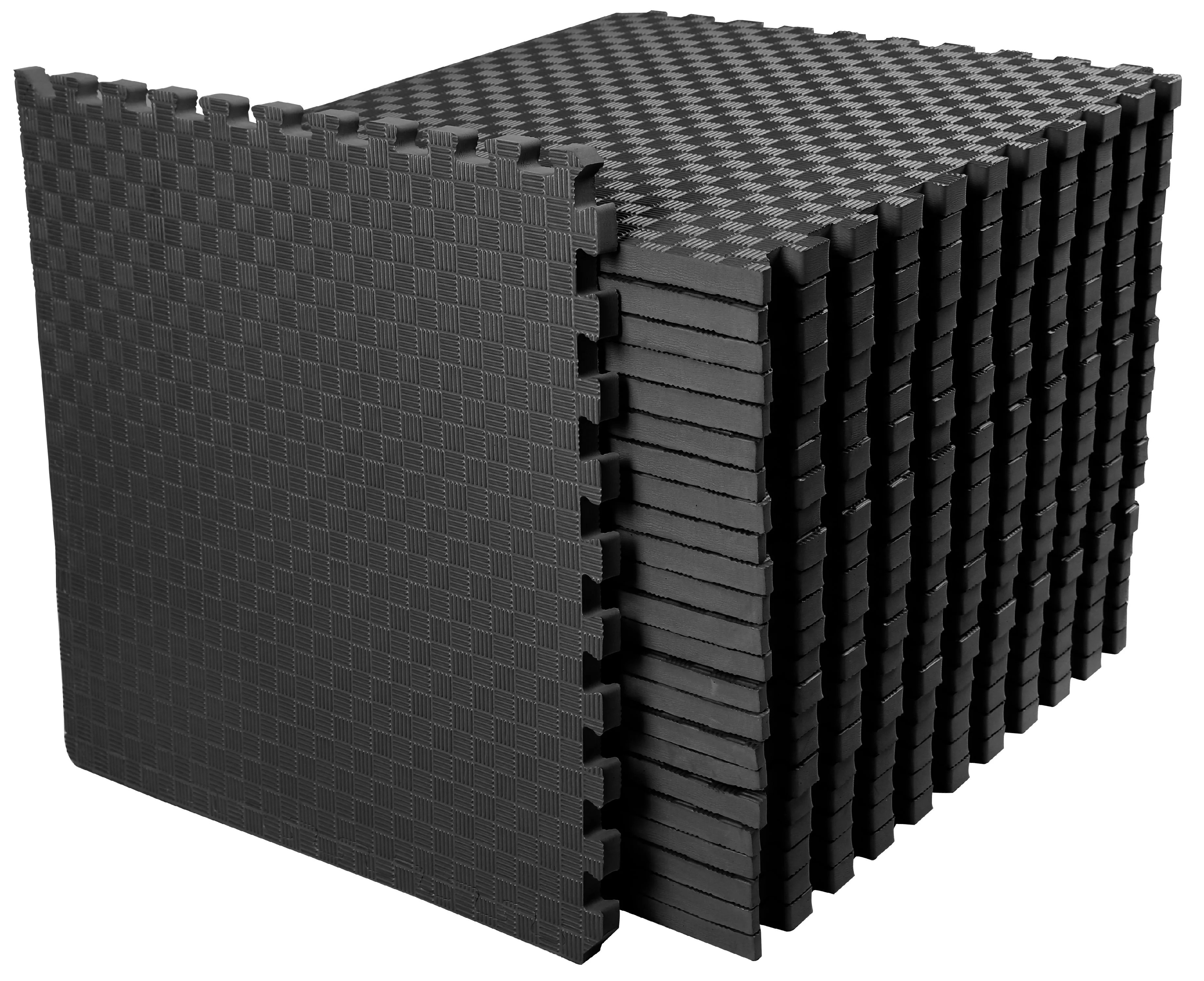 BalanceFrom 1 In. Thick Flooring Puzzle Exercise Mat with High Quality EVA Foam Interlocking Tile... | Walmart (US)
