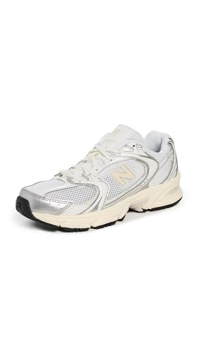 New Balance Unisex 530 Silver Metallic/Linen Men 5,Women 6.5 Medium | Amazon (US)