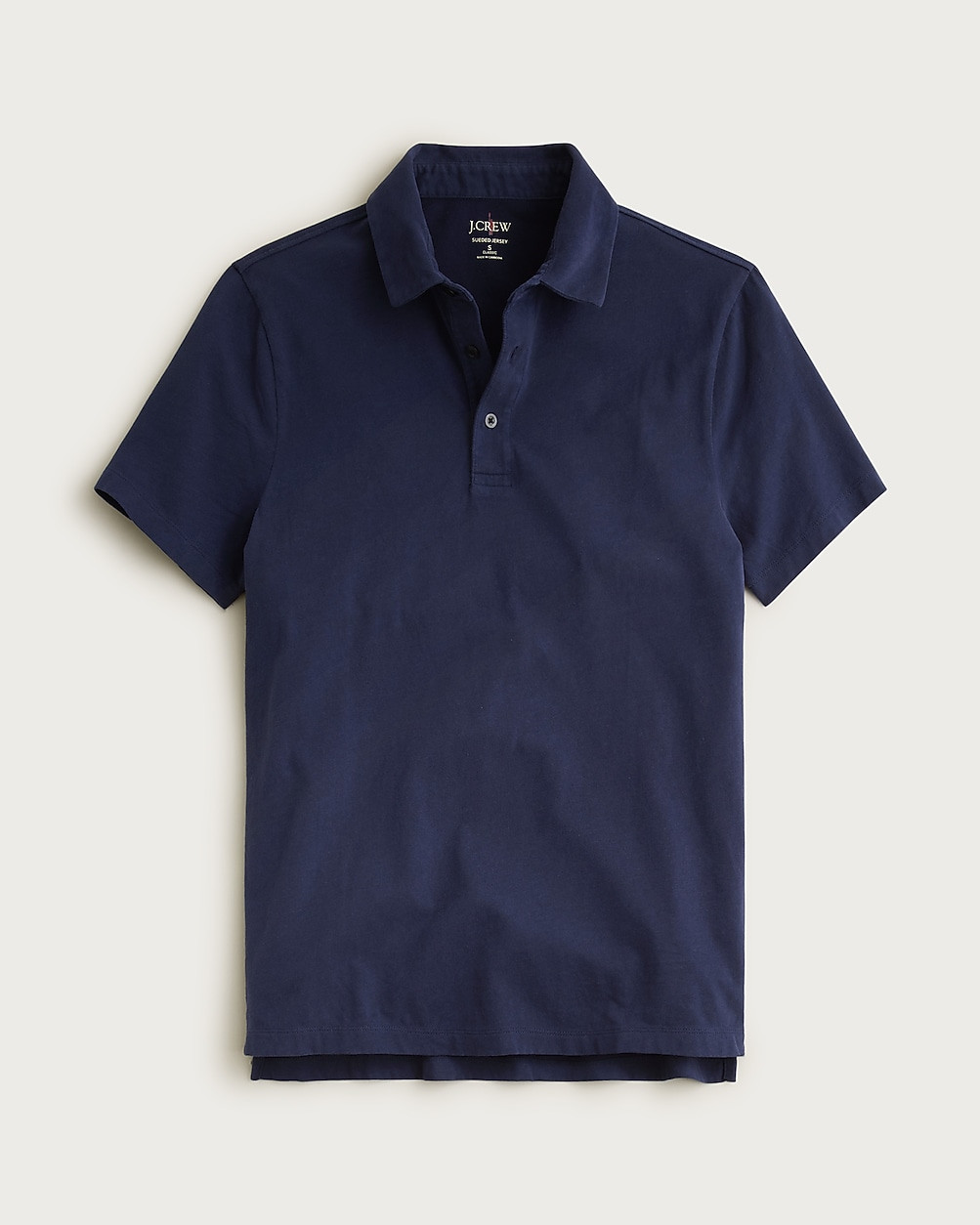 Sueded cotton polo shirt | J. Crew US