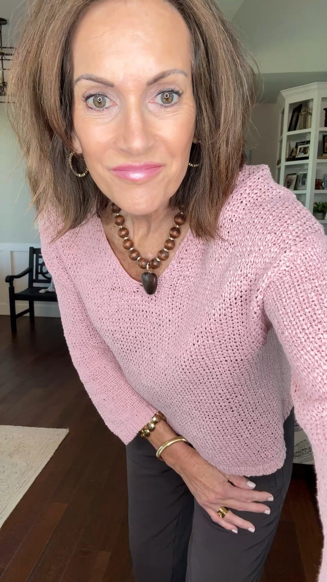 Sweater - size large 
Brown pants - size 6 tall (Limited sale happening now)

Super comfy sneakers 
Sneaker discount - F4_ANNIE

#LTKTall #LTKMidsize #LTKTravel