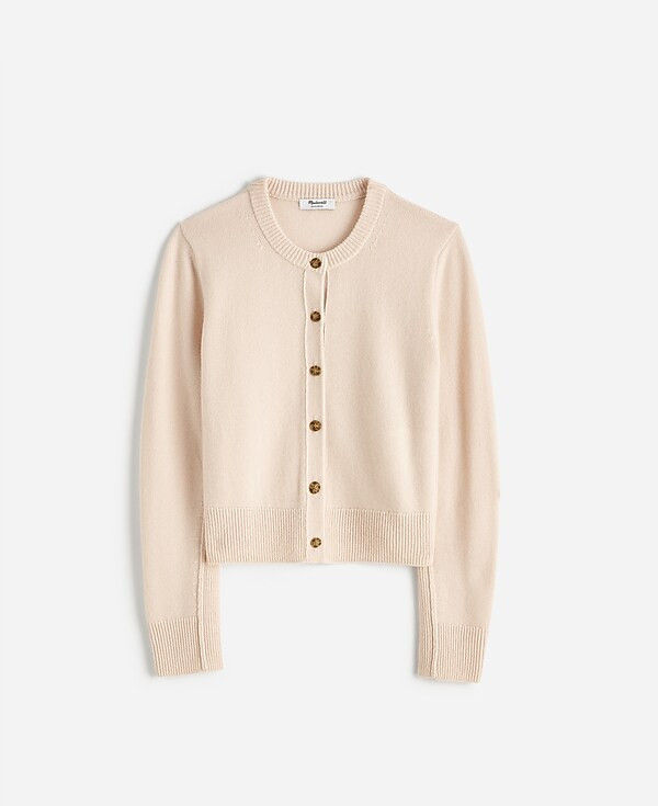 Cashmere Button-Front Cardigan Sweater | Madewell | Madewell