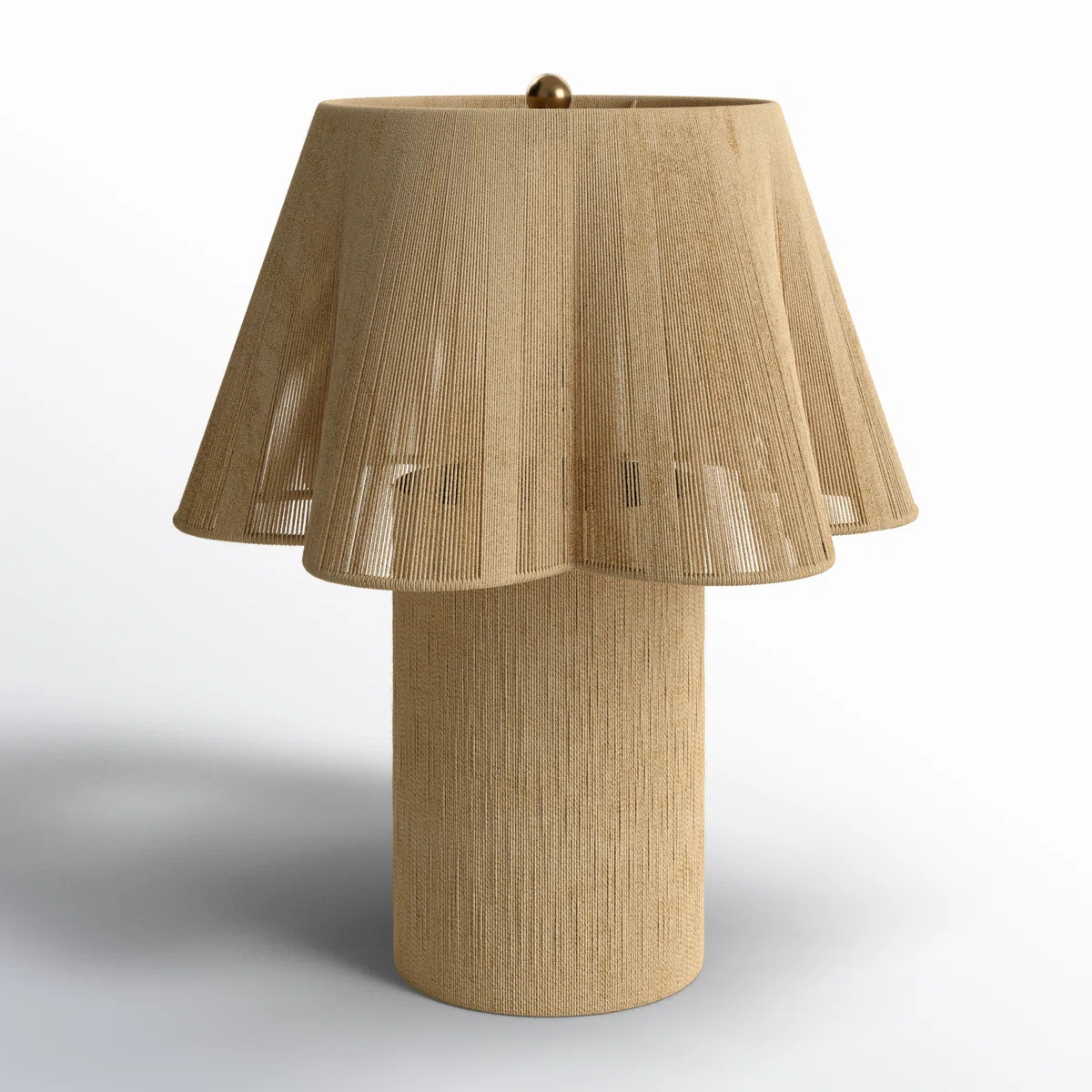 Corrine Jute and Cotton Table Lamp | Wayfair North America