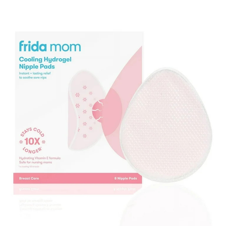 Frida Mom Sore Nipple Cooling Hydrogel Nipple Pads for Breastfeeding and Lactation Pain Relief, 8... | Walmart (US)