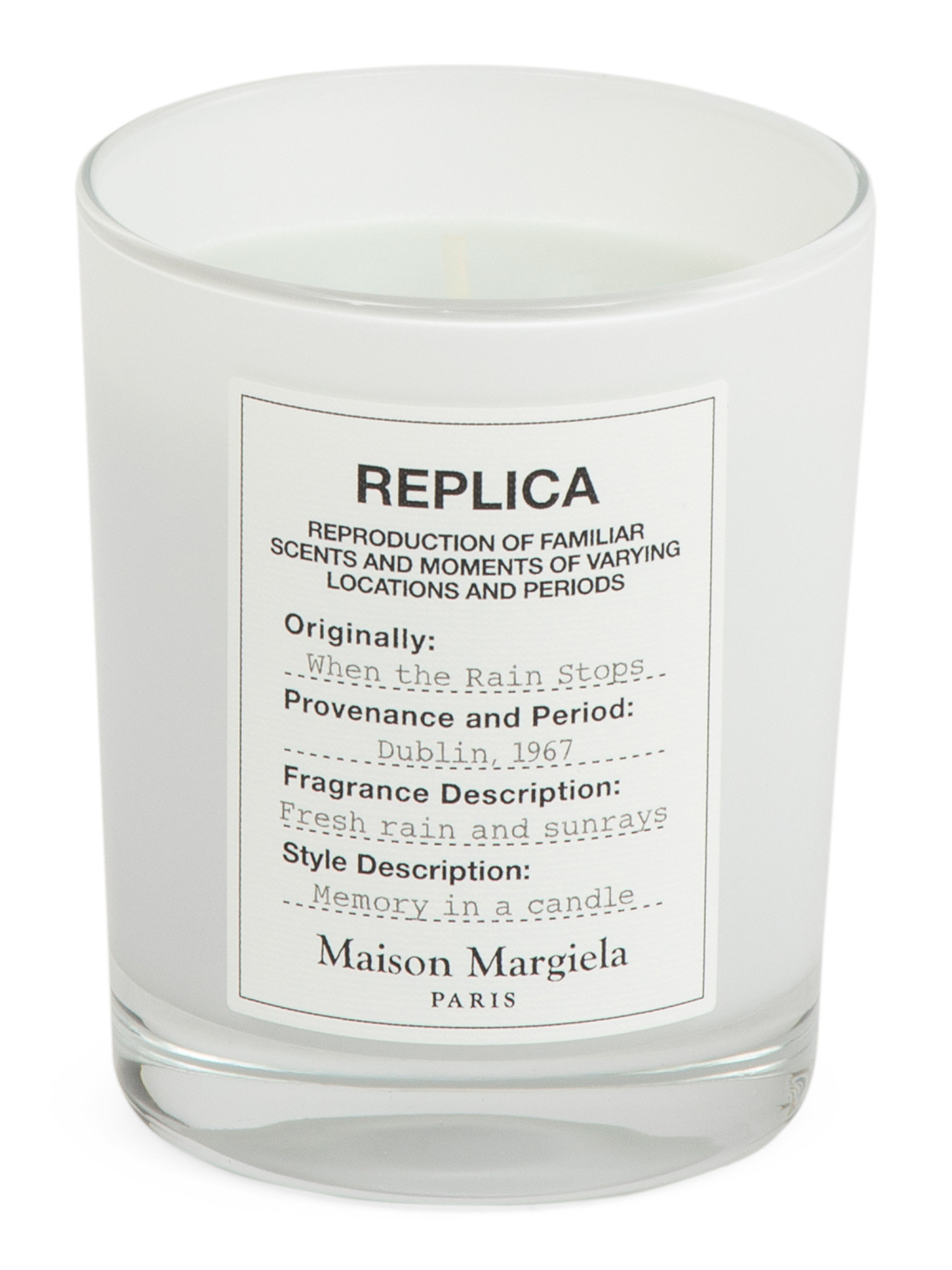 5.82oz Replica When The Rain Stops Candle | TJ Maxx