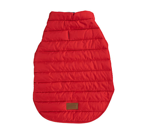 Pendleton Puffer Dog Coat in Red, Large | Petco | Petco