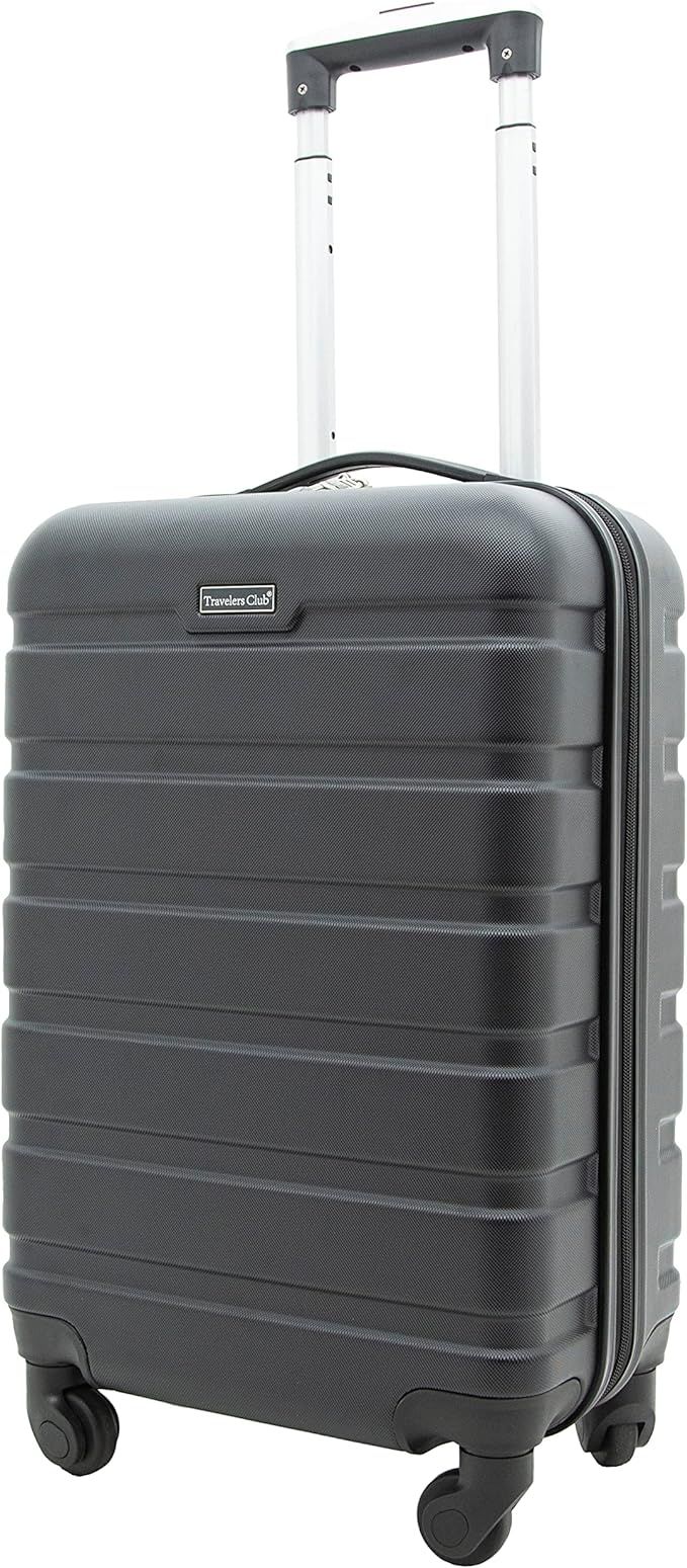 Travelers Club Harper Luggage, Black, 20-Inch Carry-On | Amazon (US)