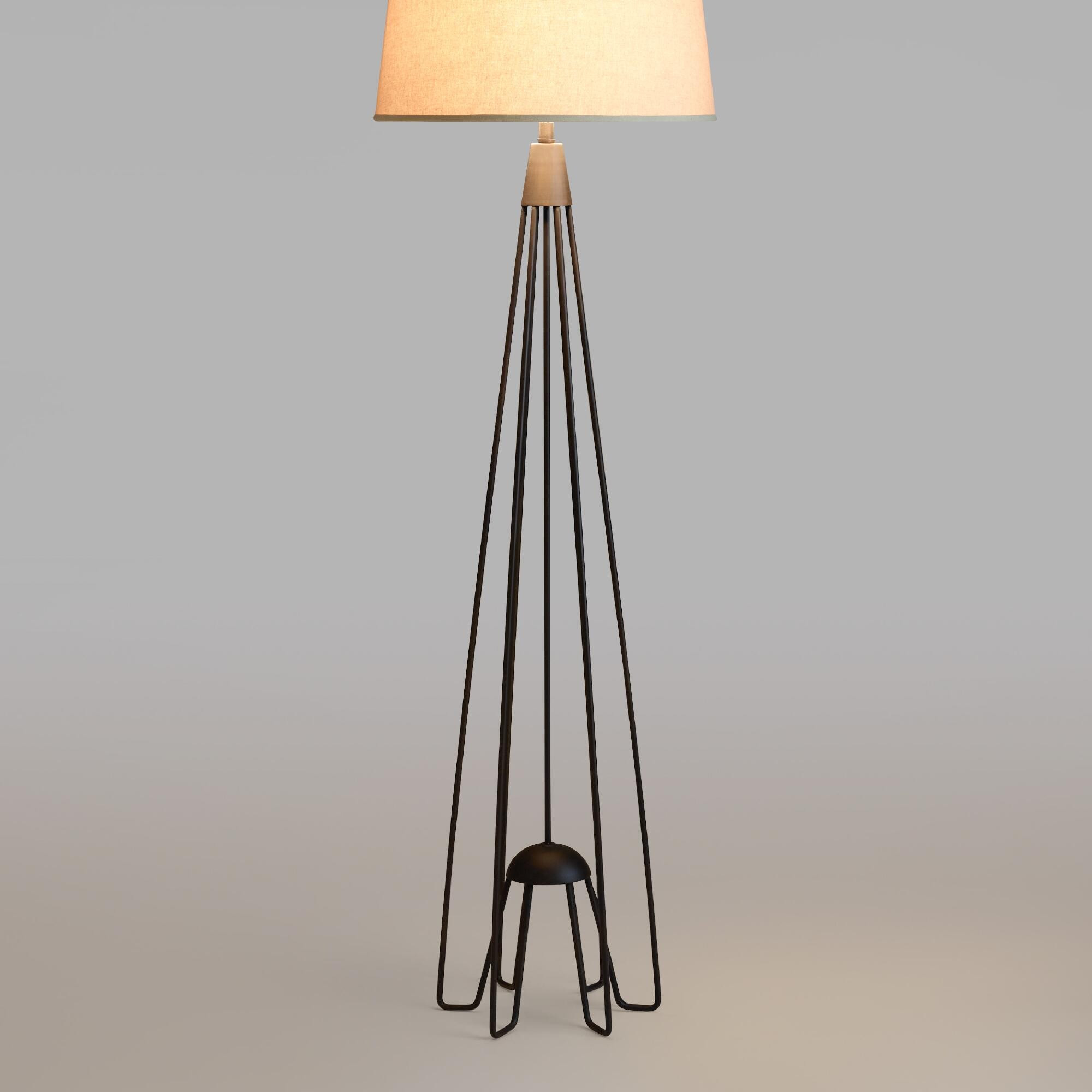 Iron Hairpin Kent Floor Lamp Base by World Market | World Market