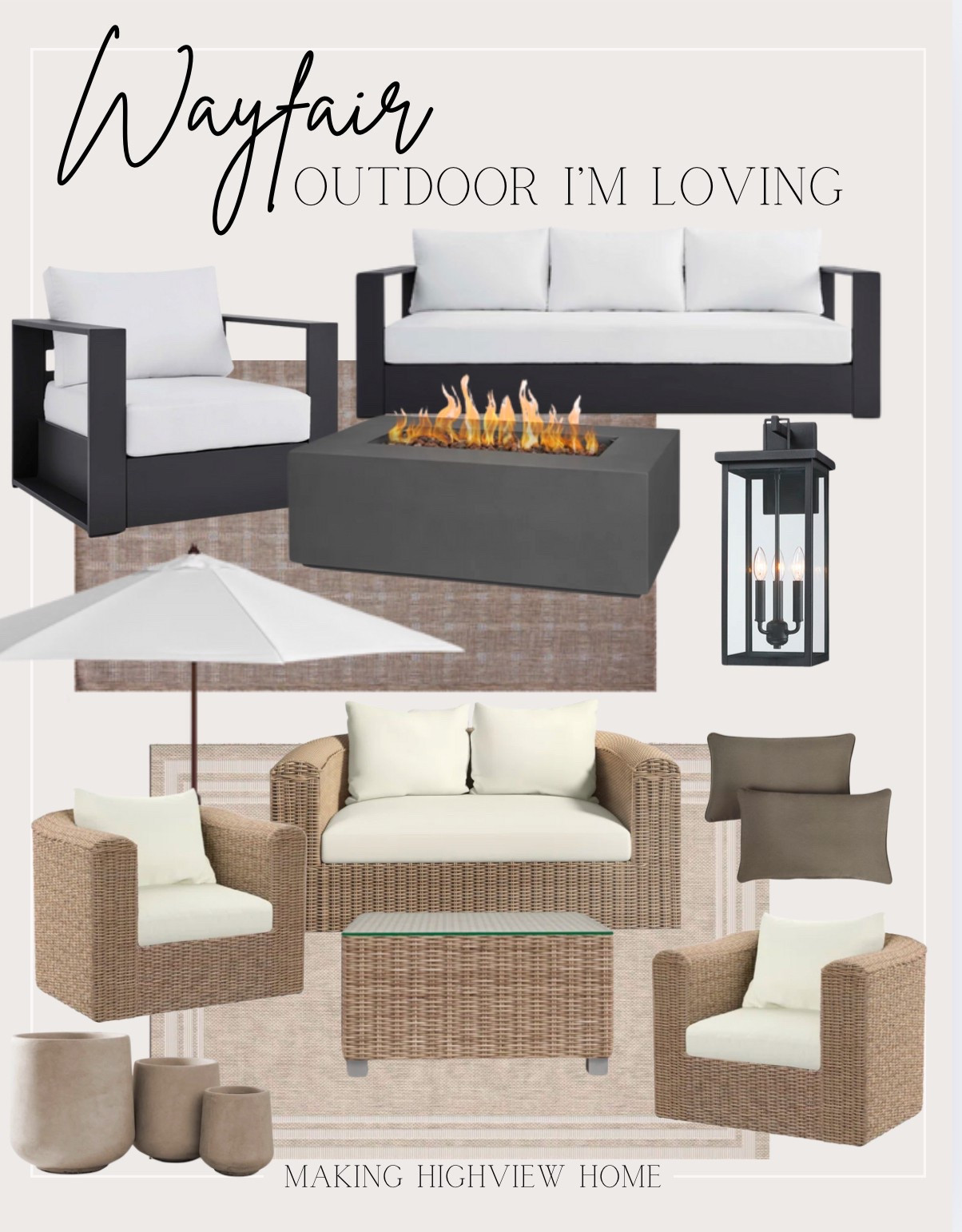 Get ready for spring with the most beautiful outdoor furniture and decor from @wayfair. They have a wide variety of styles to choose from you are sure to find the perfect pieces for the home! #wayfairpartner #wayfair 

#LTKSeasonal #LTKHome #LTKStyleTip