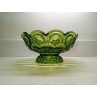 Large Green Le Smith Moon & Stars Footed Console Bowl | Etsy (US)