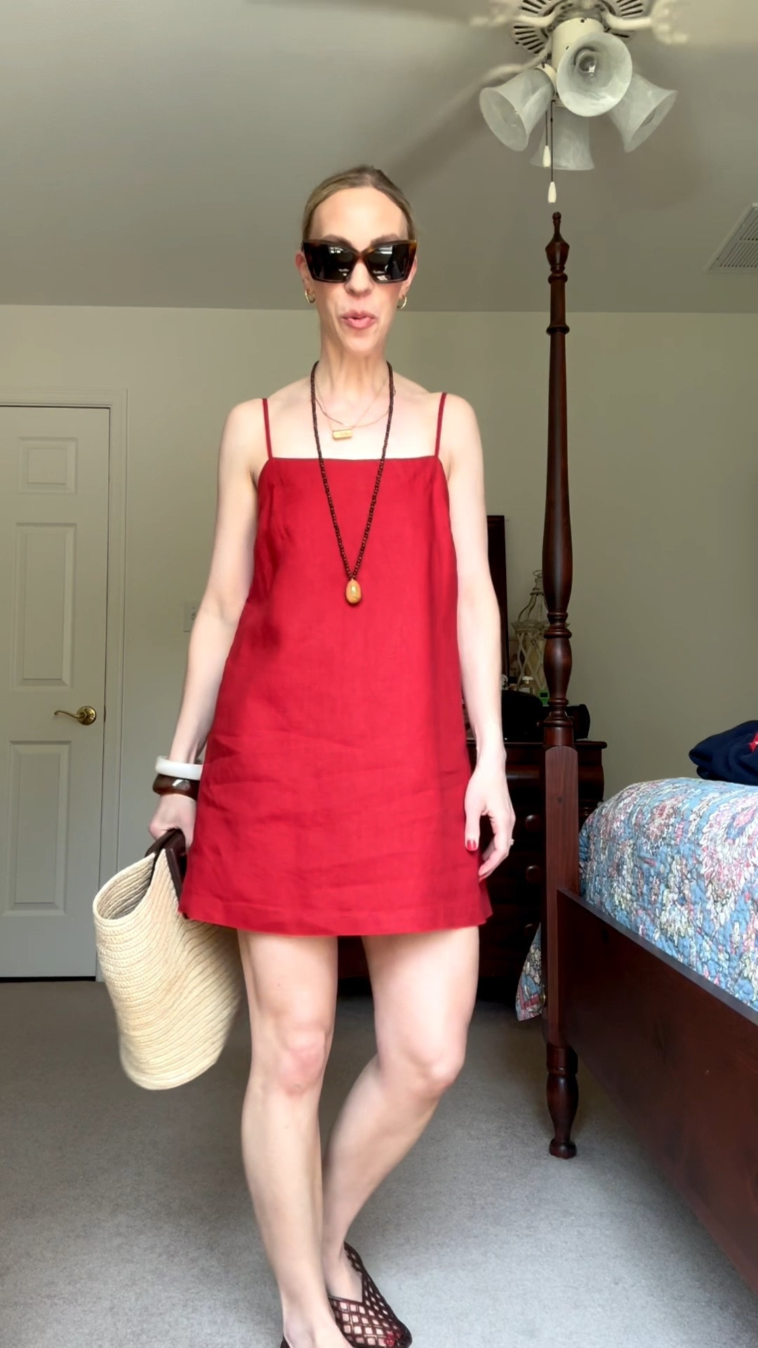 Happy Fourth of July! 🇺🇸 This is my look for today - this linen skort dress from @Quince is adorable and PERFECT for hot summer days. Wearing XS

#LTKdayinmylife #LTKootd #LTKgrwm