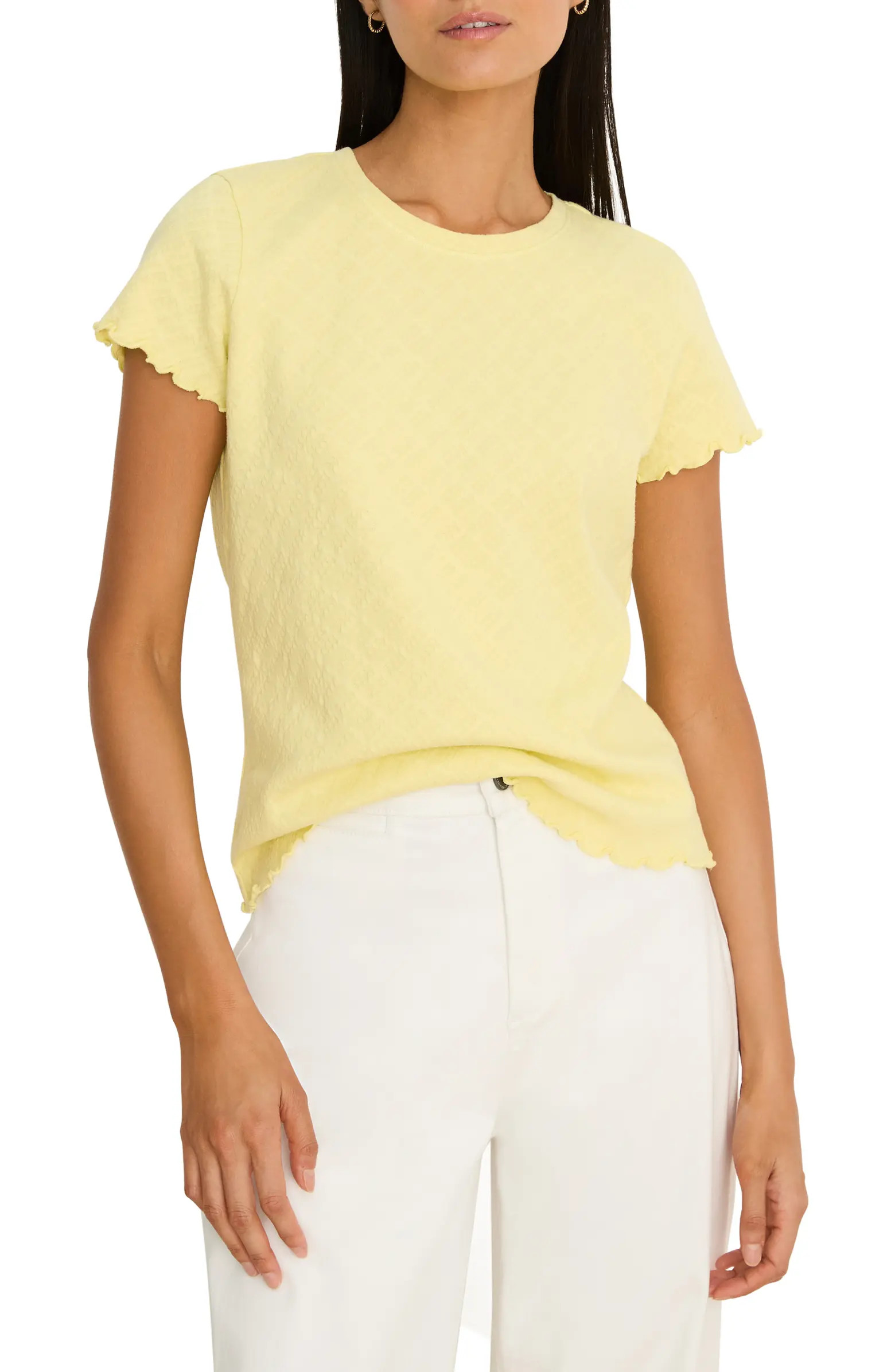 Geometric Lace T-Shirt | Nordstrom