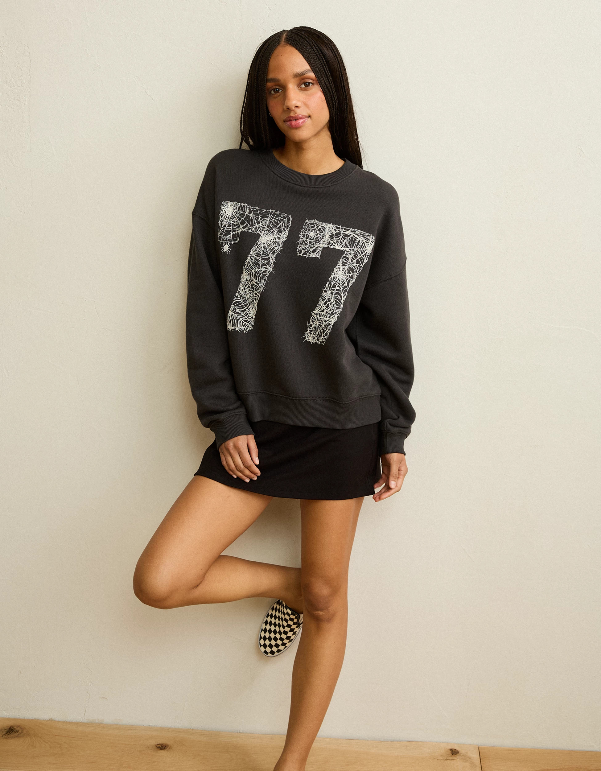 AE Halloween Graphic Sweatshirt | American Eagle Outfitters (US & CA)