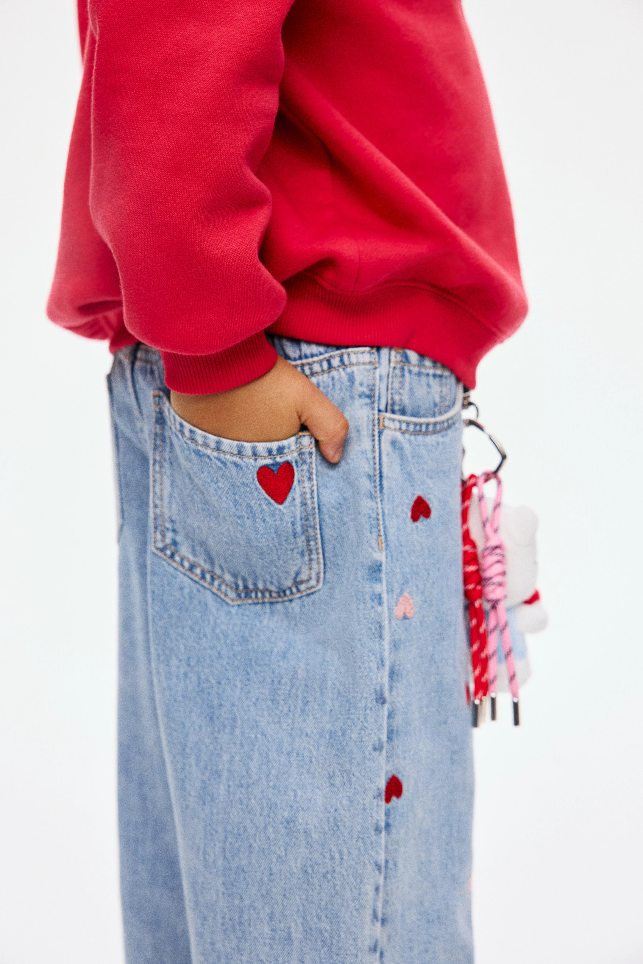 Wide-Leg Jeans with Motif Details | H&M (US + CA)