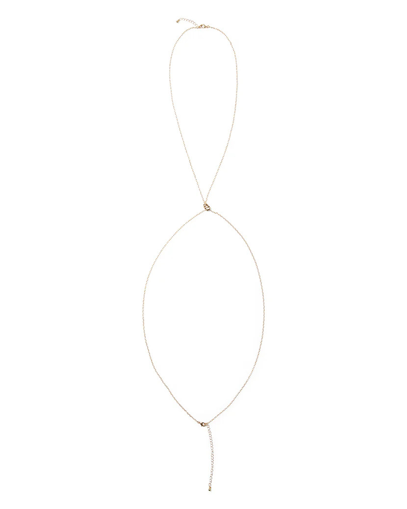 Gold Body Chain With Shell Bead | We Wore What