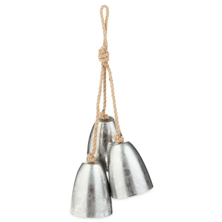 Holiday Time 3 Bells Decor, Silver - Walmart.com | Walmart (US)