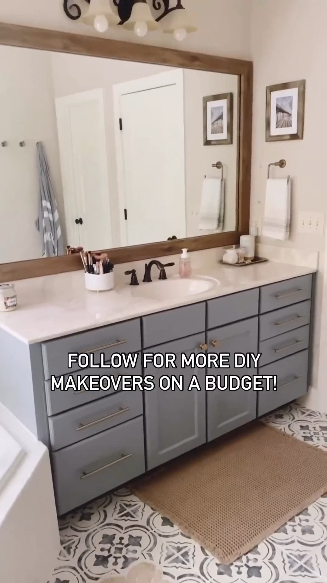 Stunning before and after bathroom transformation 🤩

#LTKHome #LTKSaleAlert