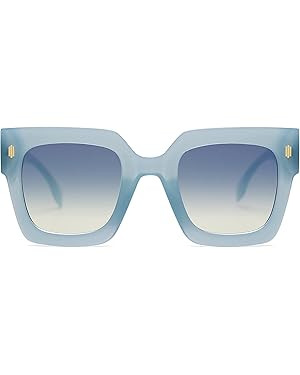 SOJOS Vintage Oversized Square Sunglasses for Women,Retro Womens Luxury Big Large Sun Glasses UV4... | Amazon (US)