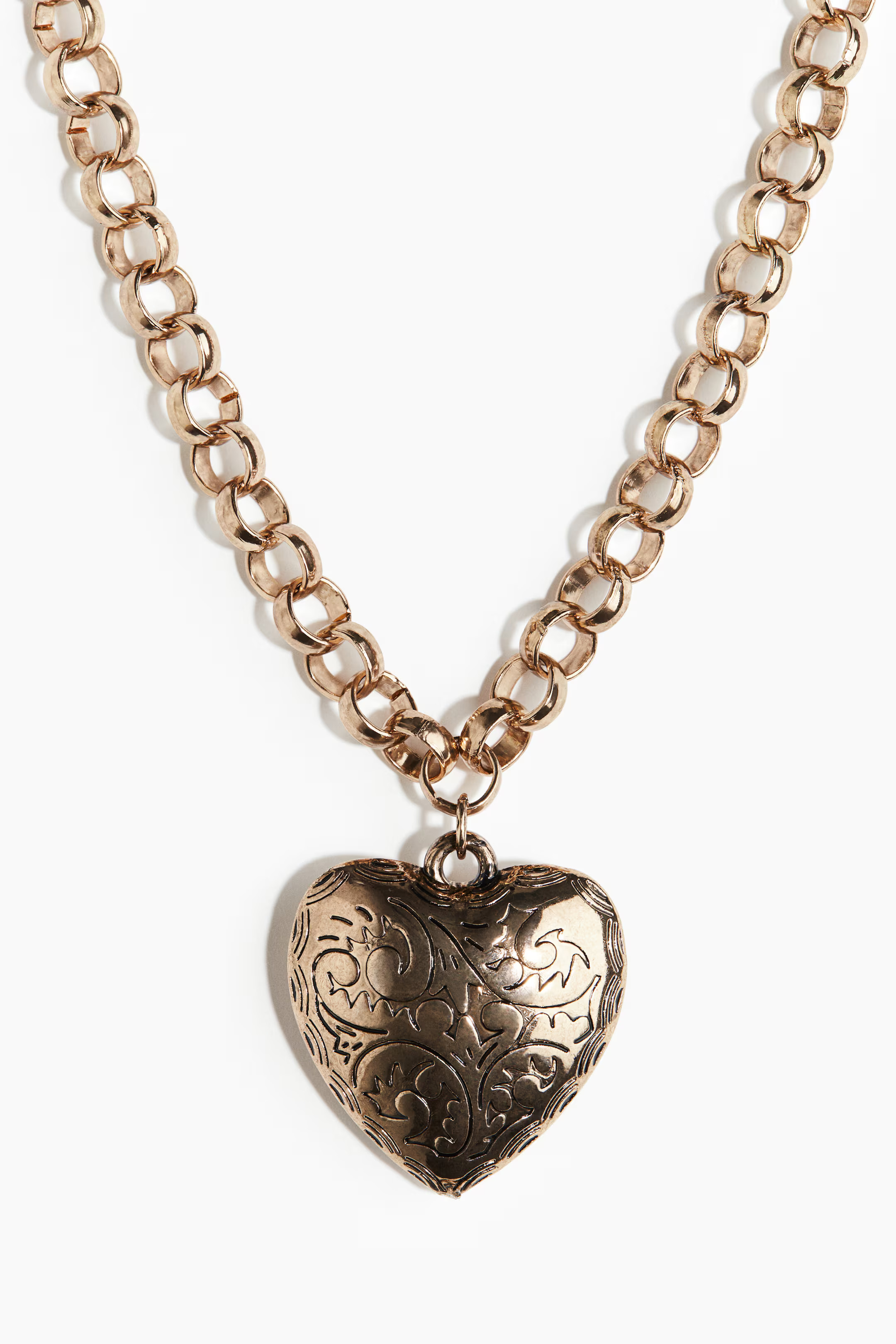 Heart-Pendant Chain Necklace | H&M (US + CA)