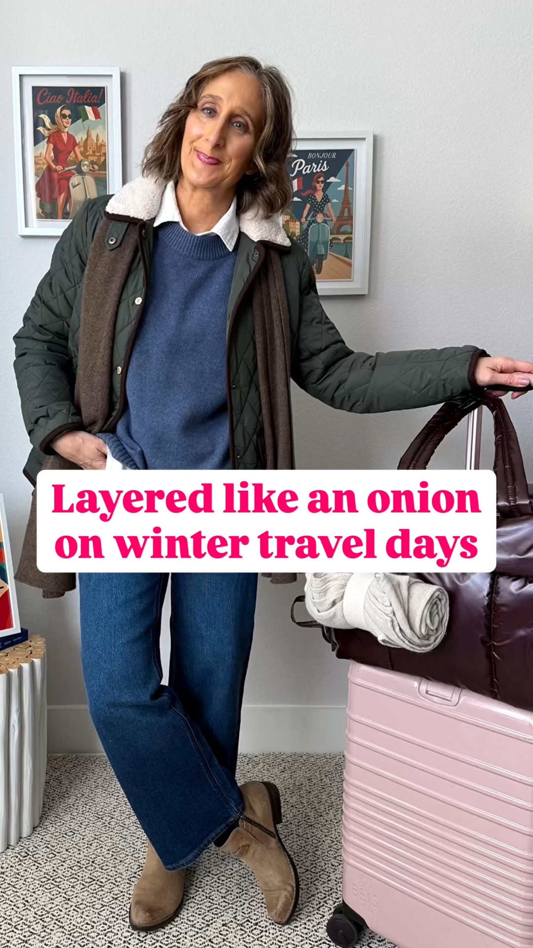 Layered-up like an onion on winter travel days 

#LTKPetite #LTKTravel