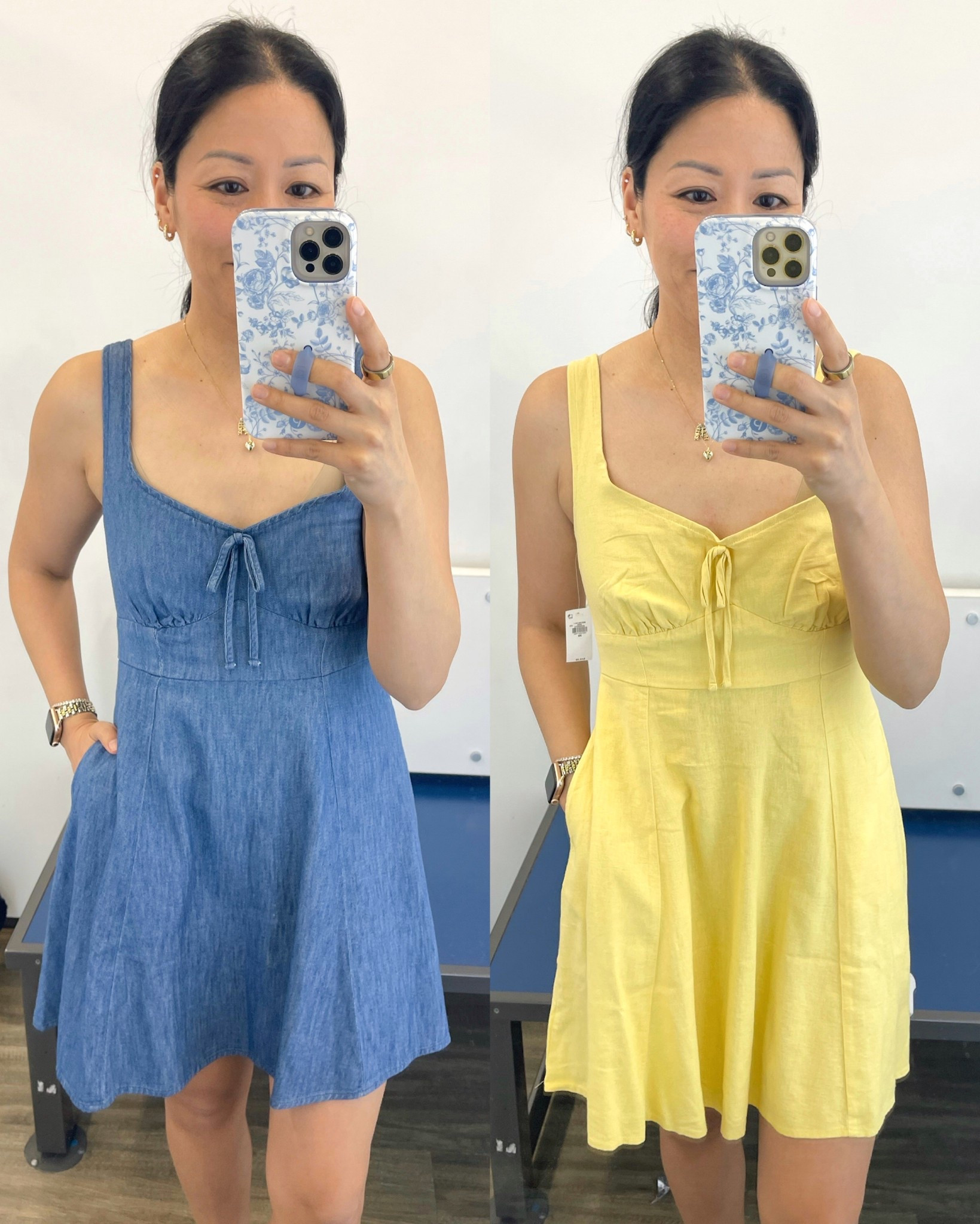Wearing XS in both dresses but the denim one runs slightly shorter

#LTKOver40 #LTKSaleAlert #LTKSeasonal