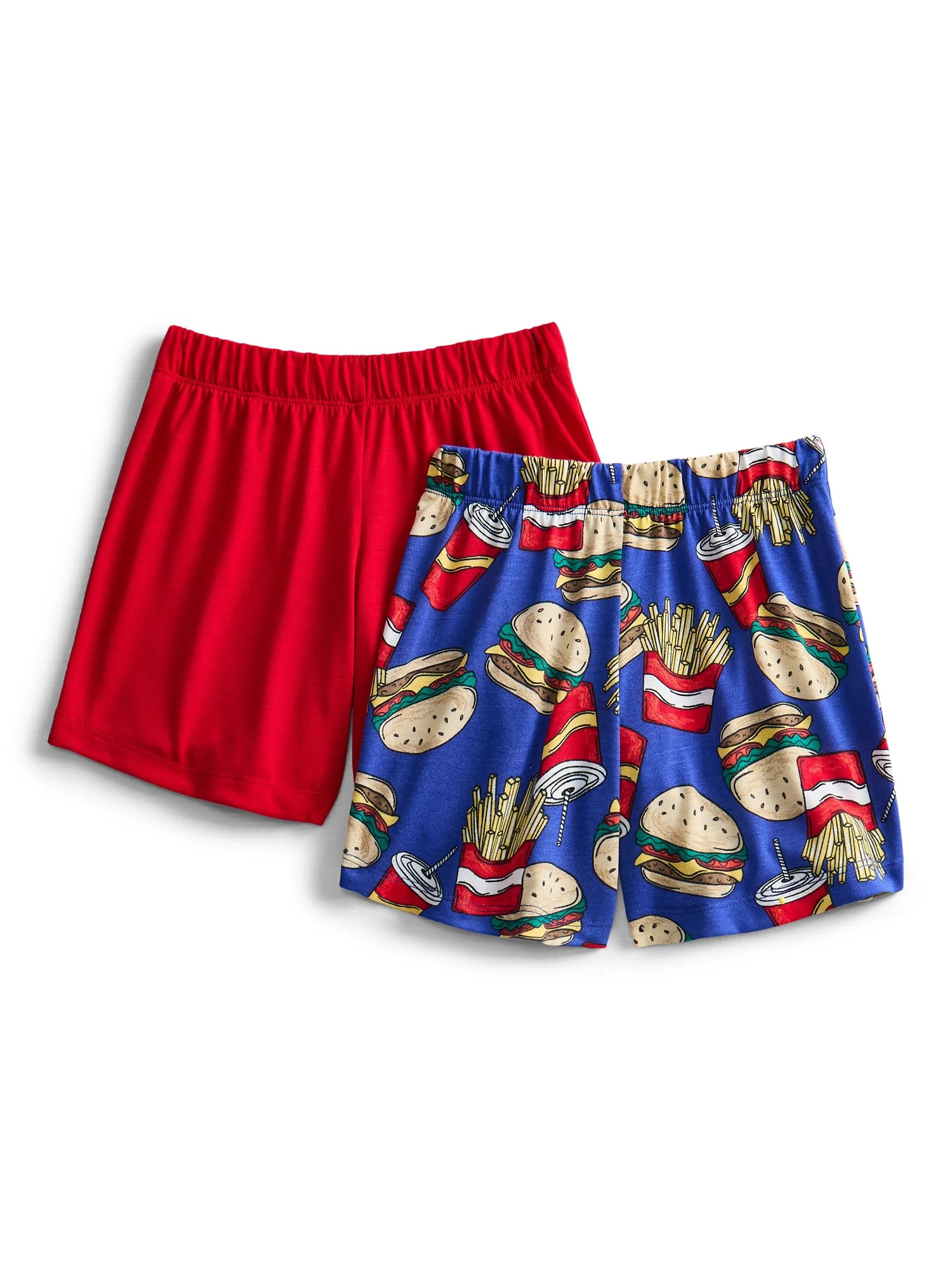 Wonder Nation Boys Printed Sleep Shorts, 2-Pack, Sizes 4-18 | Walmart (US)